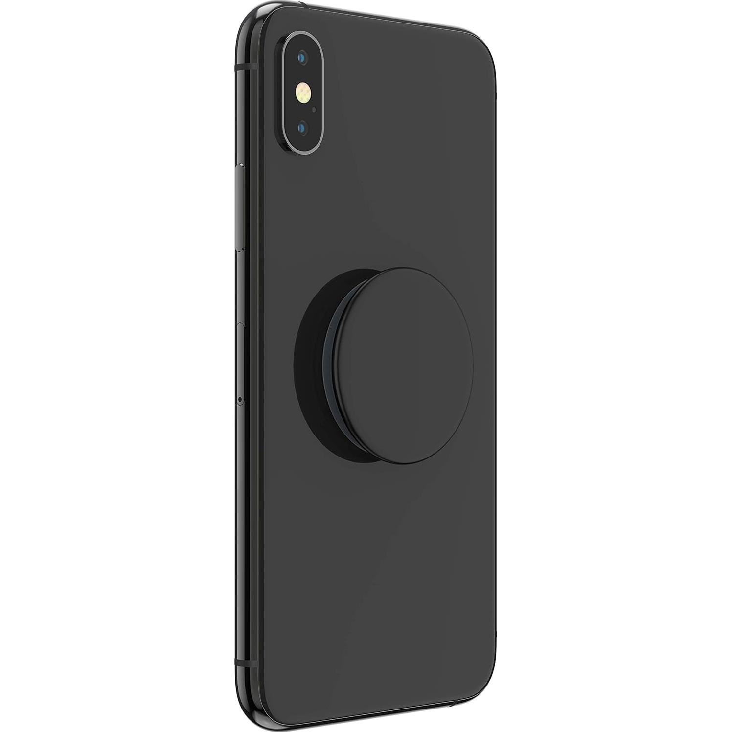 PopSockets Agarre para Teléfono Negro - Soporte Colapsable