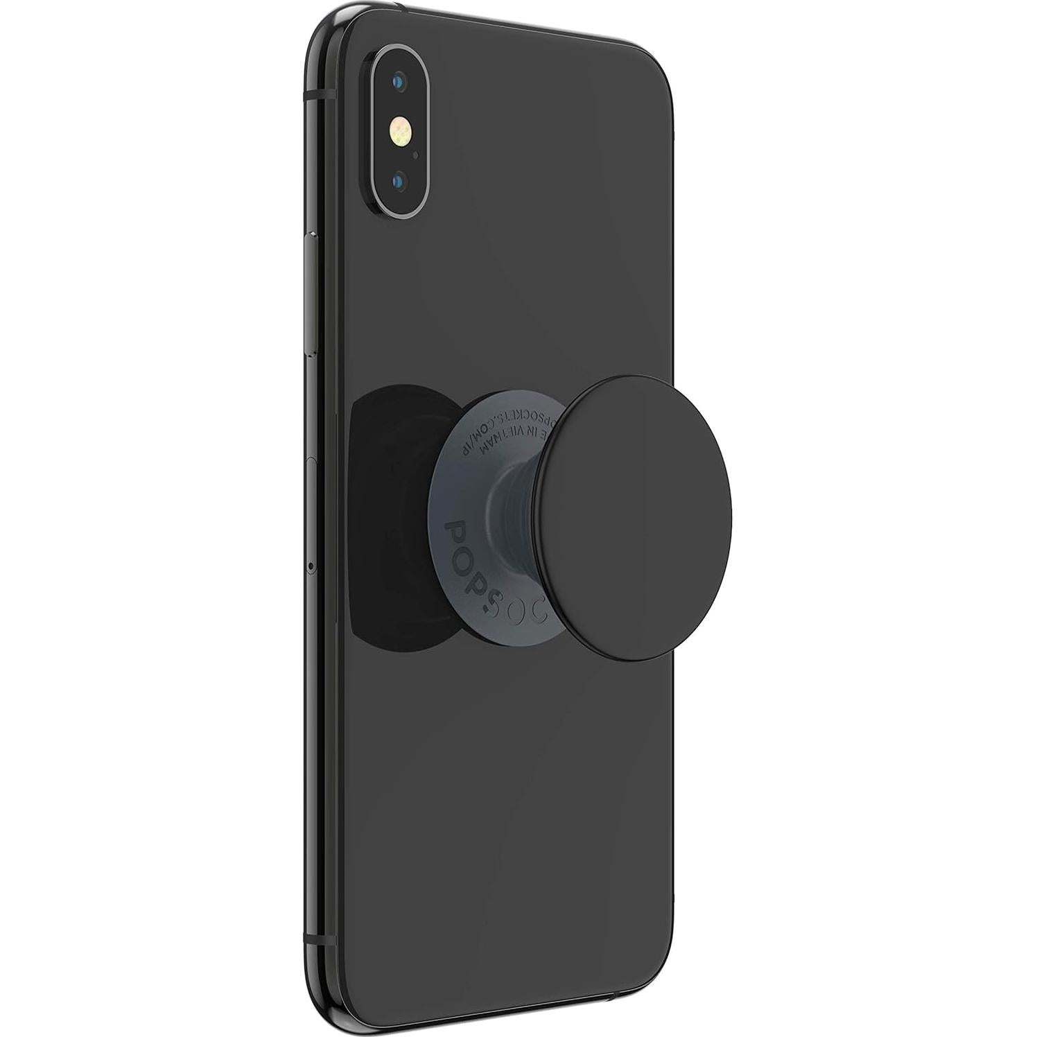 PopSockets Agarre para Teléfono Negro - Soporte Colapsable