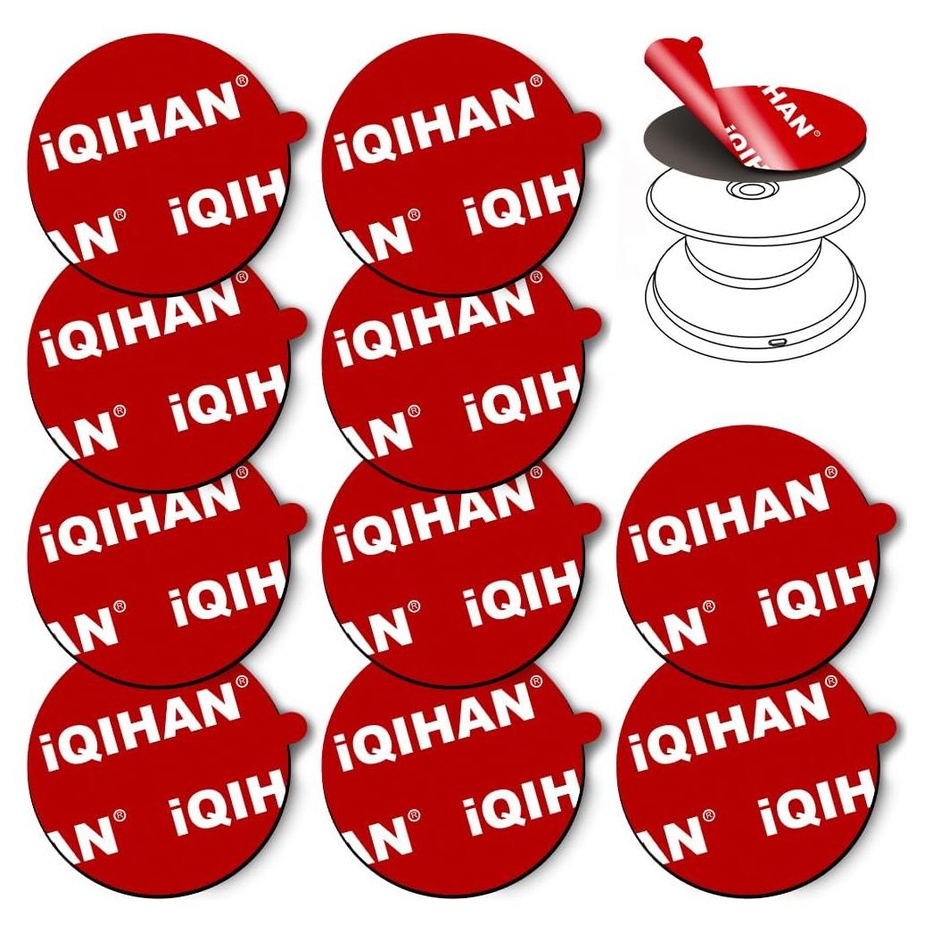 10 Almohadillas Adhesivas Doble Cara Pormkig 35mm para Soporte Teléfono