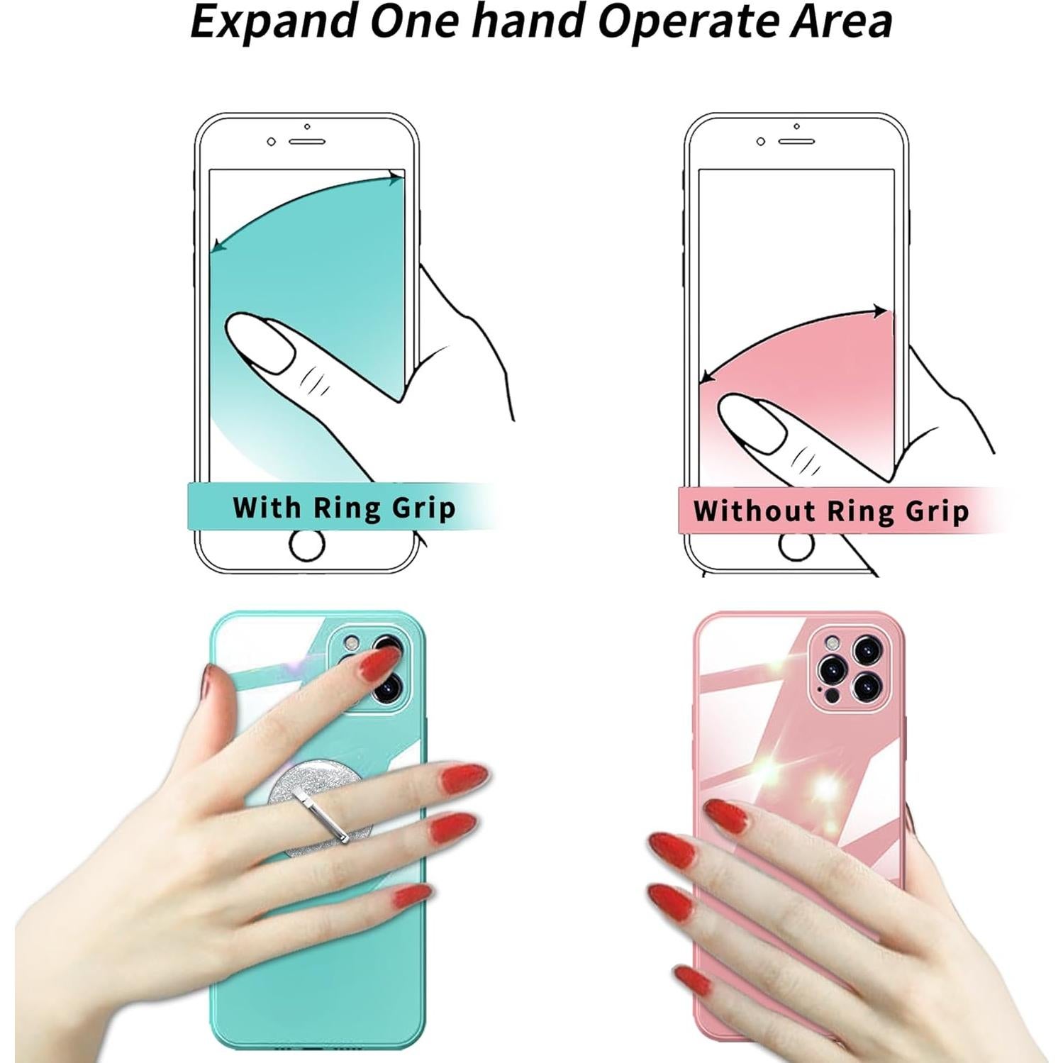 Soporte Anillo de Teléfono TACOMEGE Púrpura Ajustable