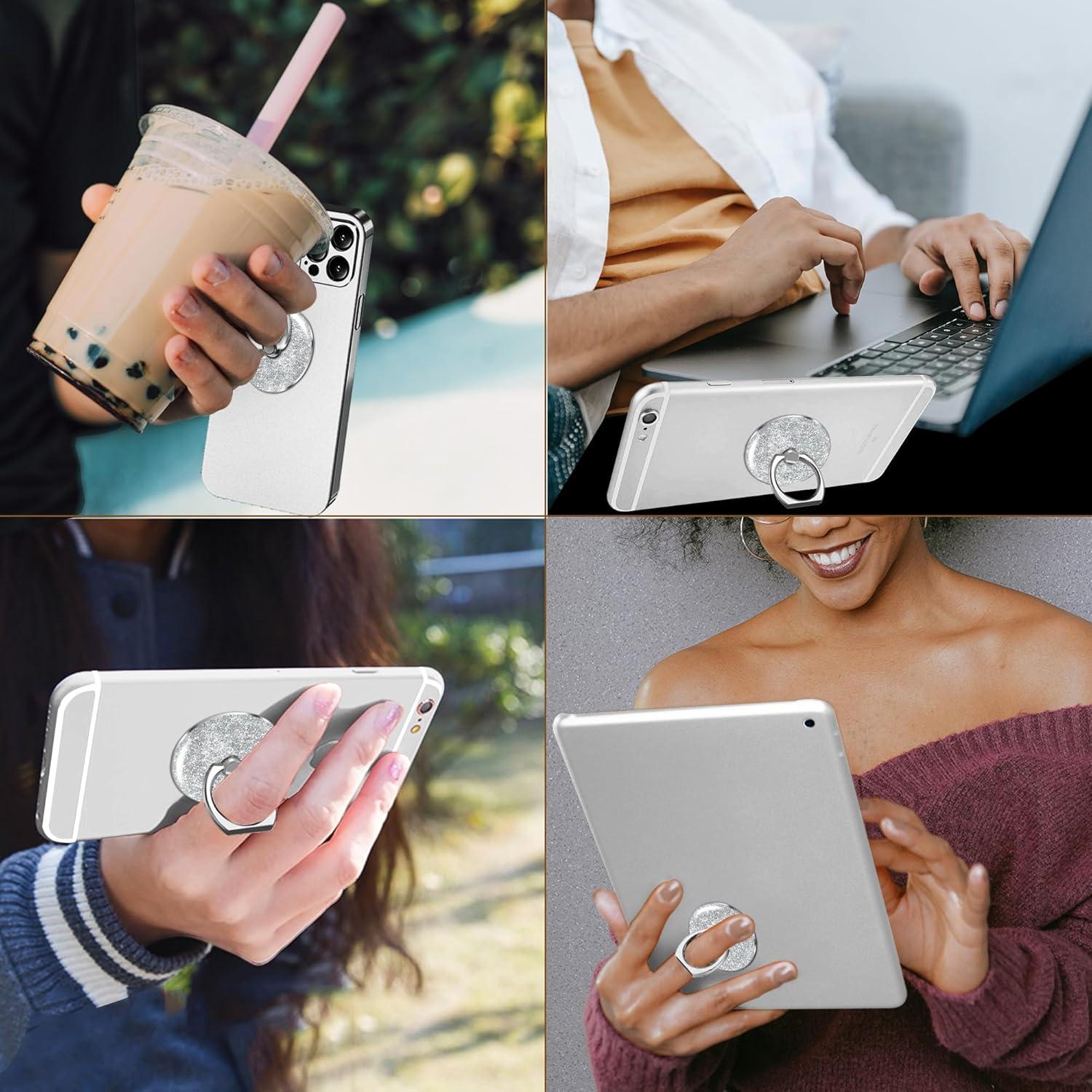 Soporte Anillo de Teléfono TACOMEGE Púrpura Ajustable