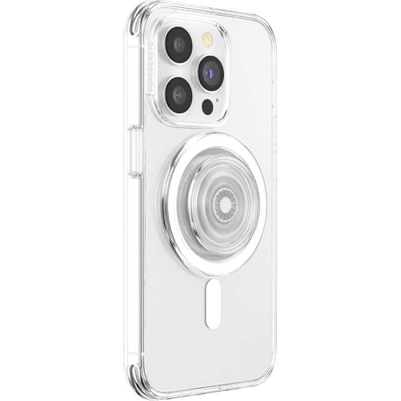 PopSockets Agarre Magnético para Teléfono MagSafe Claro