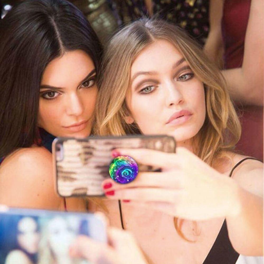 Agarre Colapsable Nsotts para Smartphones - 6 Paquete, Galaxia Azul