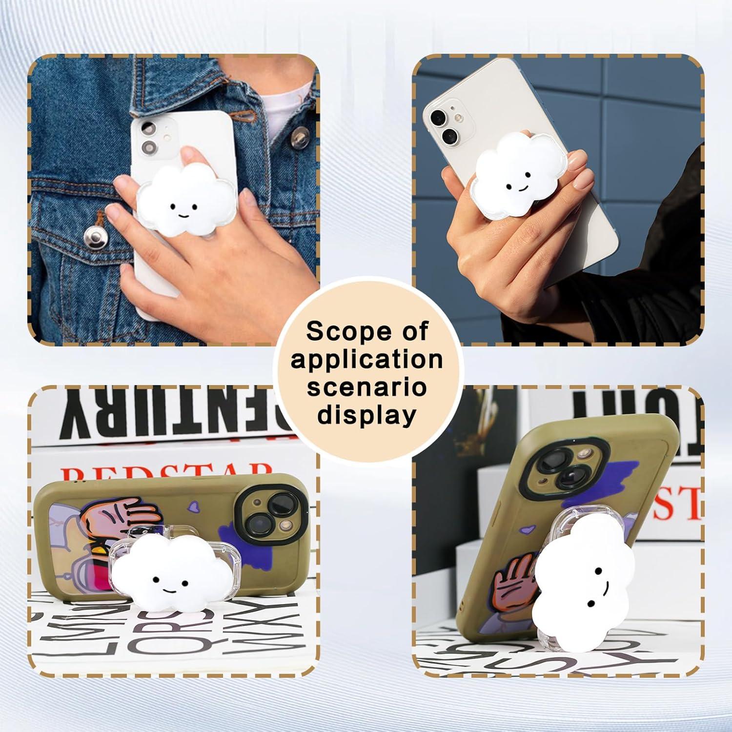 Soporte para Teléfono Colapsable Yuibthr Nube Blanco 18g