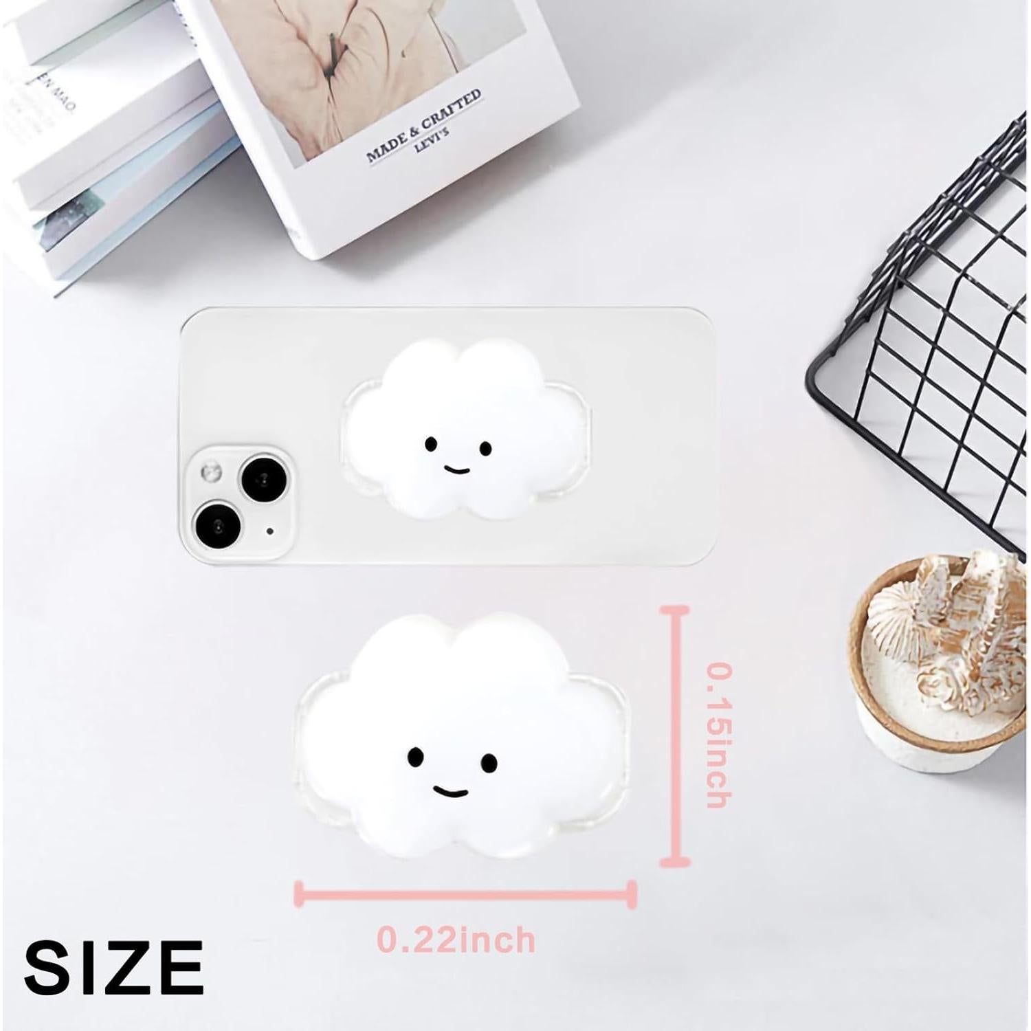 Soporte para Teléfono Colapsable Yuibthr Nube Blanco 18g