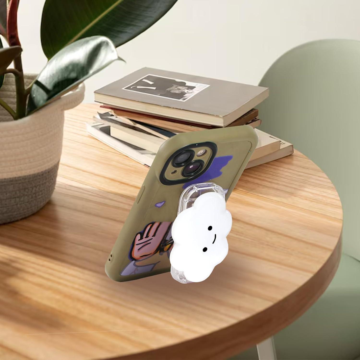 Soporte para Teléfono Colapsable Yuibthr Nube Blanco 18g