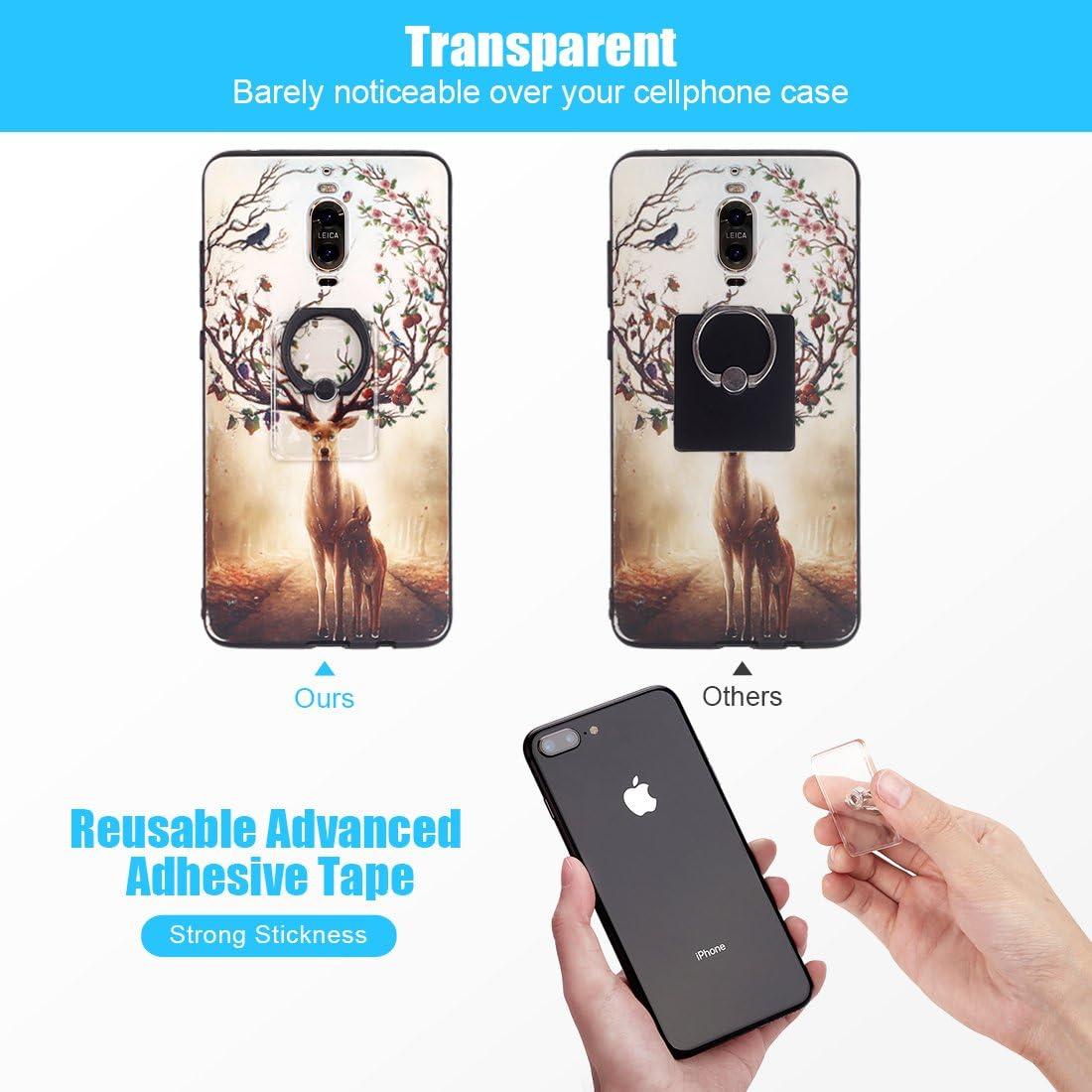 Soporte para Anillo de Teléfono Móvil Transparente Libosa 360°