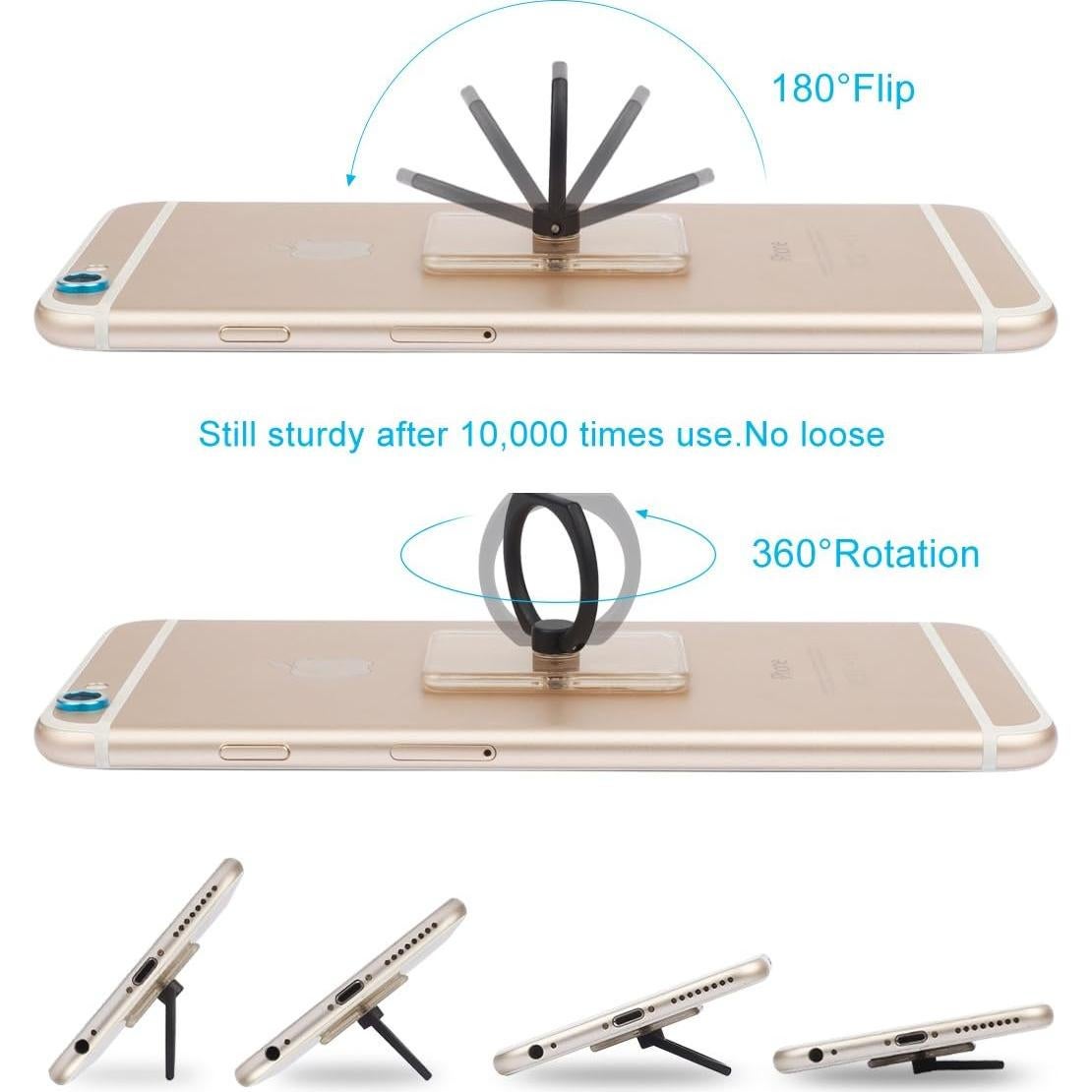 Soporte para Anillo de Teléfono Móvil Transparente Libosa 360°
