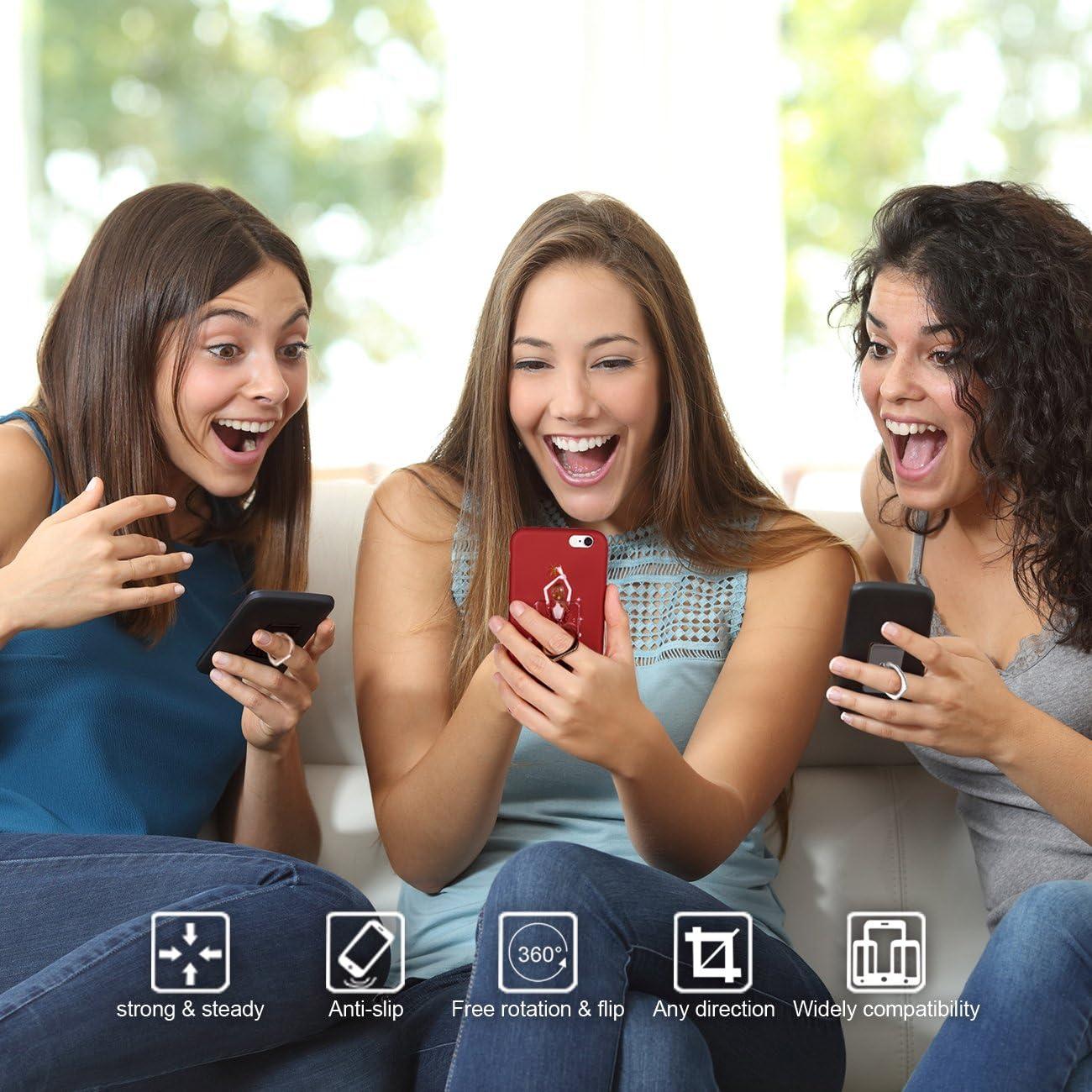 Soporte para Anillo de Teléfono Móvil Transparente Libosa 360°