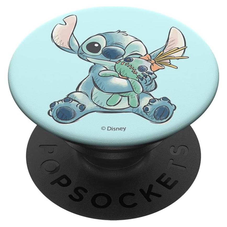 PopSockets Adhesive PopGrip Disney Lilo & Stitch Negro