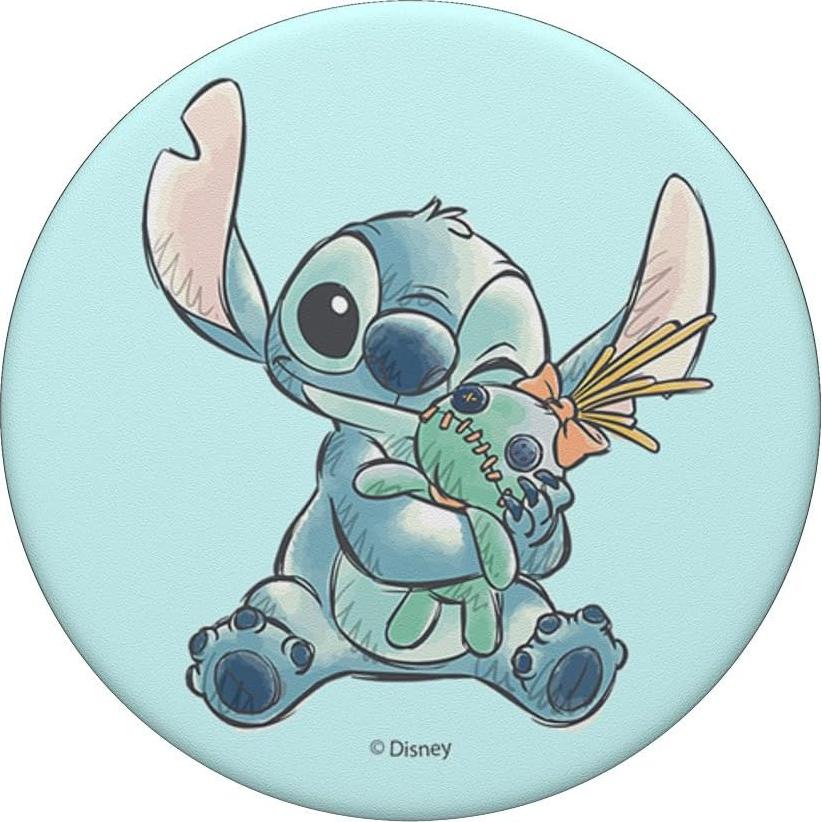 PopSockets Adhesive PopGrip Disney Lilo & Stitch Negro