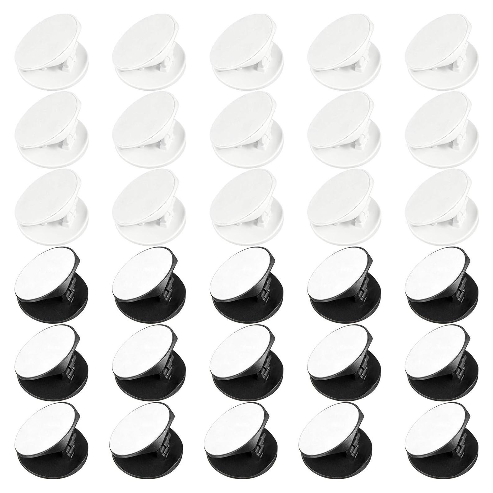 Soporte para Teléfono Weewooday 30 Piezas Doble Cara Negro Blanco