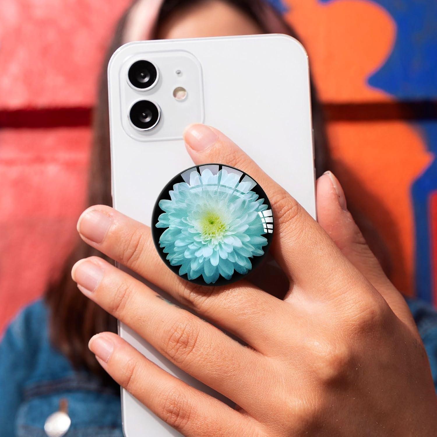 Agarradera Transparente Ksadiye para Smartphone Azul 81.9g