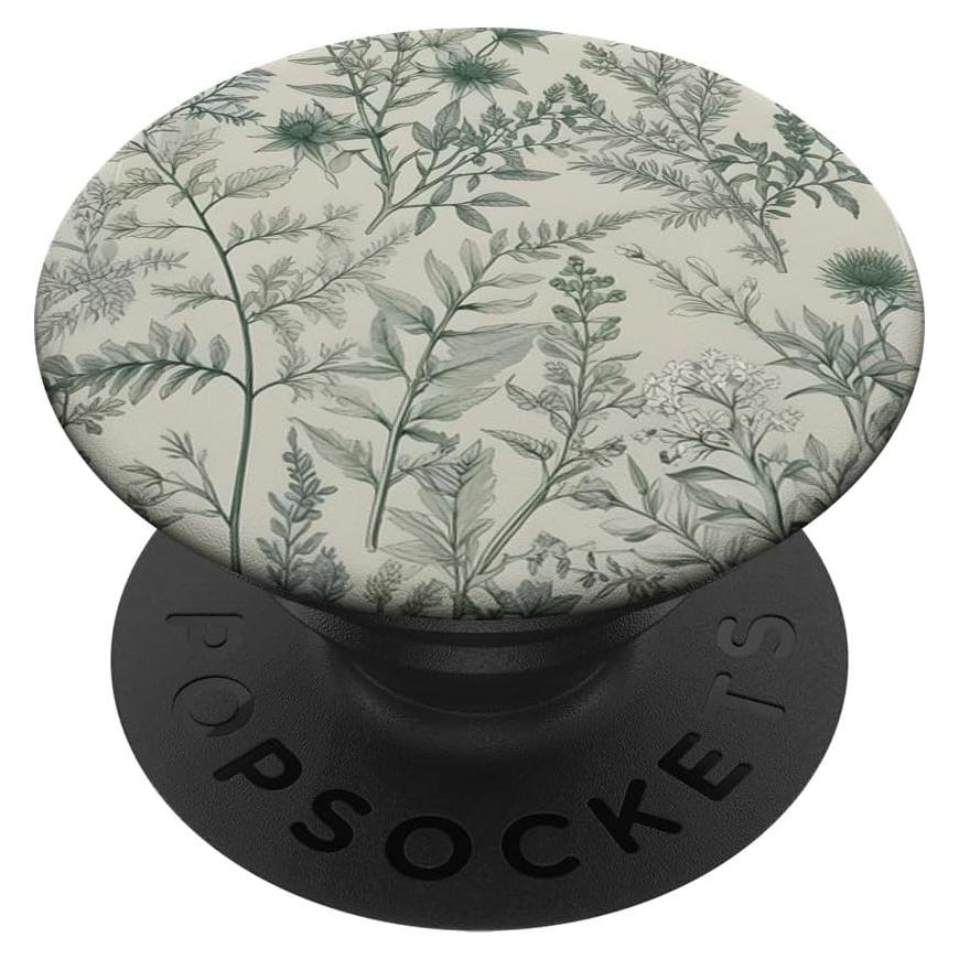 PopGrip Adhesivo Floral Verde Jardín Sage - PopSockets