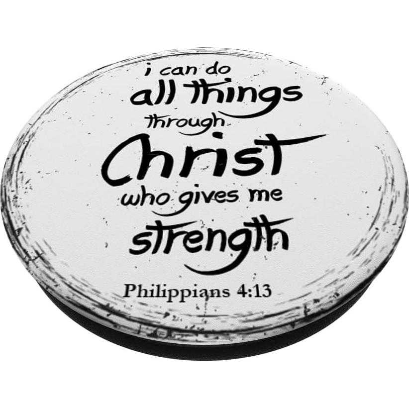 PopSocket Adhesivo Cristiano Filipenses 4:13 - Soporte Teléfono