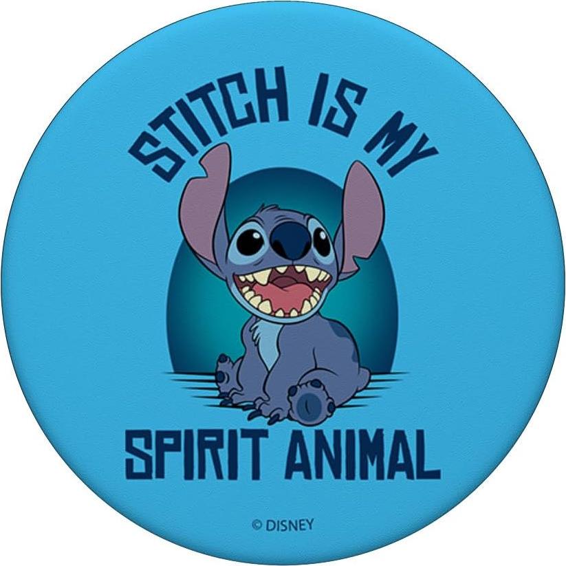 PopSockets Adhesivo Lilo & Stitch - Diseño Disney - Negro