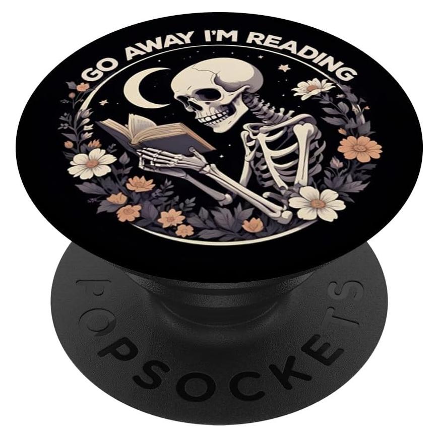 PopSockets PopGrip Adhesivo Vete Estoy Leyendo Negro