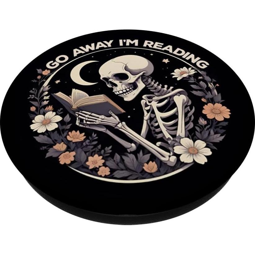 PopSockets PopGrip Adhesivo Vete Estoy Leyendo Negro