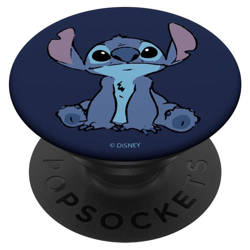 PopGrip Adhesivo Disney Lilo & Stitch Negro 10.9x8.6 cm