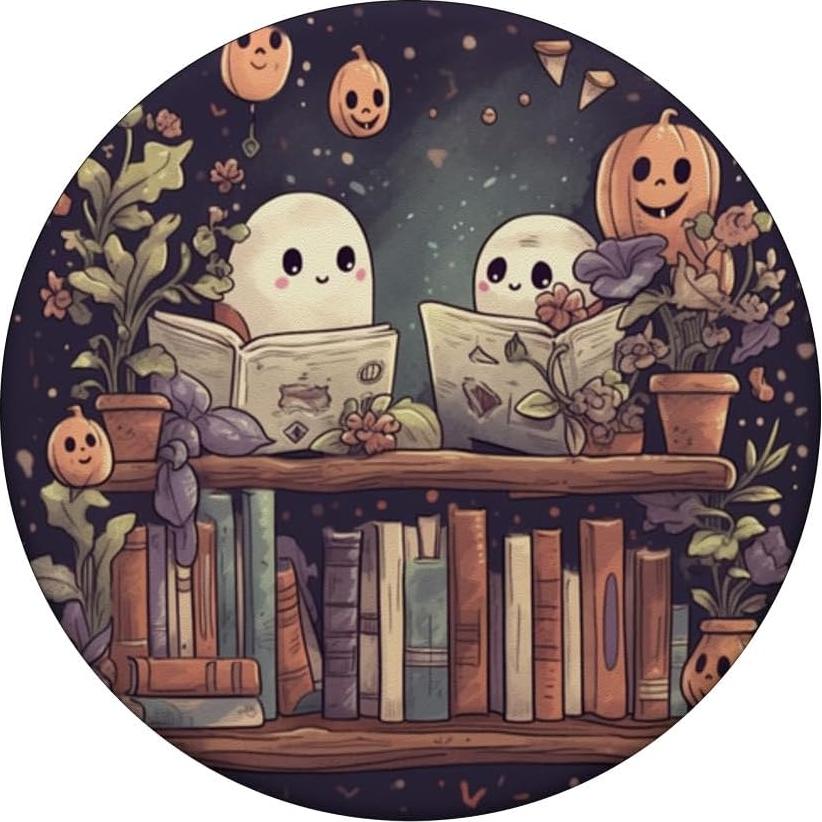 PopSockets Adhesivo PopGrip Fantasmas Lectores Halloween