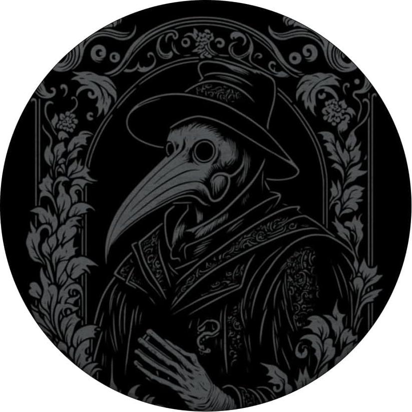 PopGrip Adhesivo PopSockets Doctor de la Peste Gótico 10.9x8.6cm