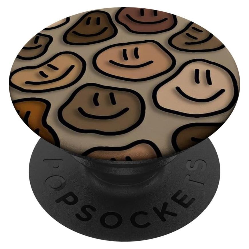 PopSockets Adhesivo PopGrip Arte Psicodélico Café Mocha
