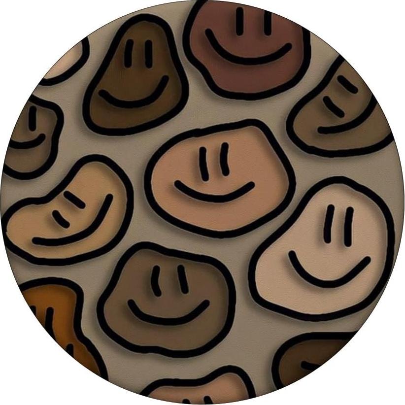 PopSockets Adhesivo PopGrip Arte Psicodélico Café Mocha