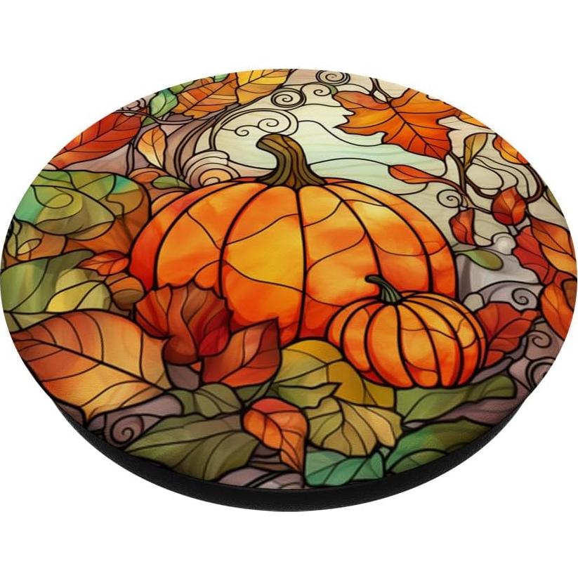PopSockets Adhesivo PopGrip Calabaza Halloween Vidrio Colores