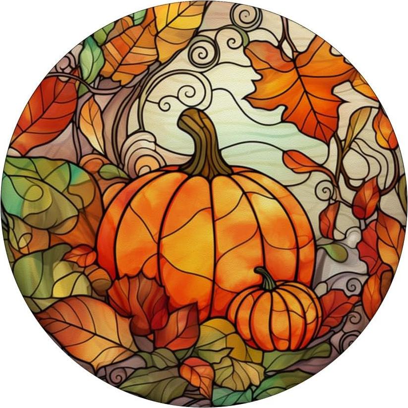 PopSockets Adhesivo PopGrip Calabaza Halloween Vidrio Colores