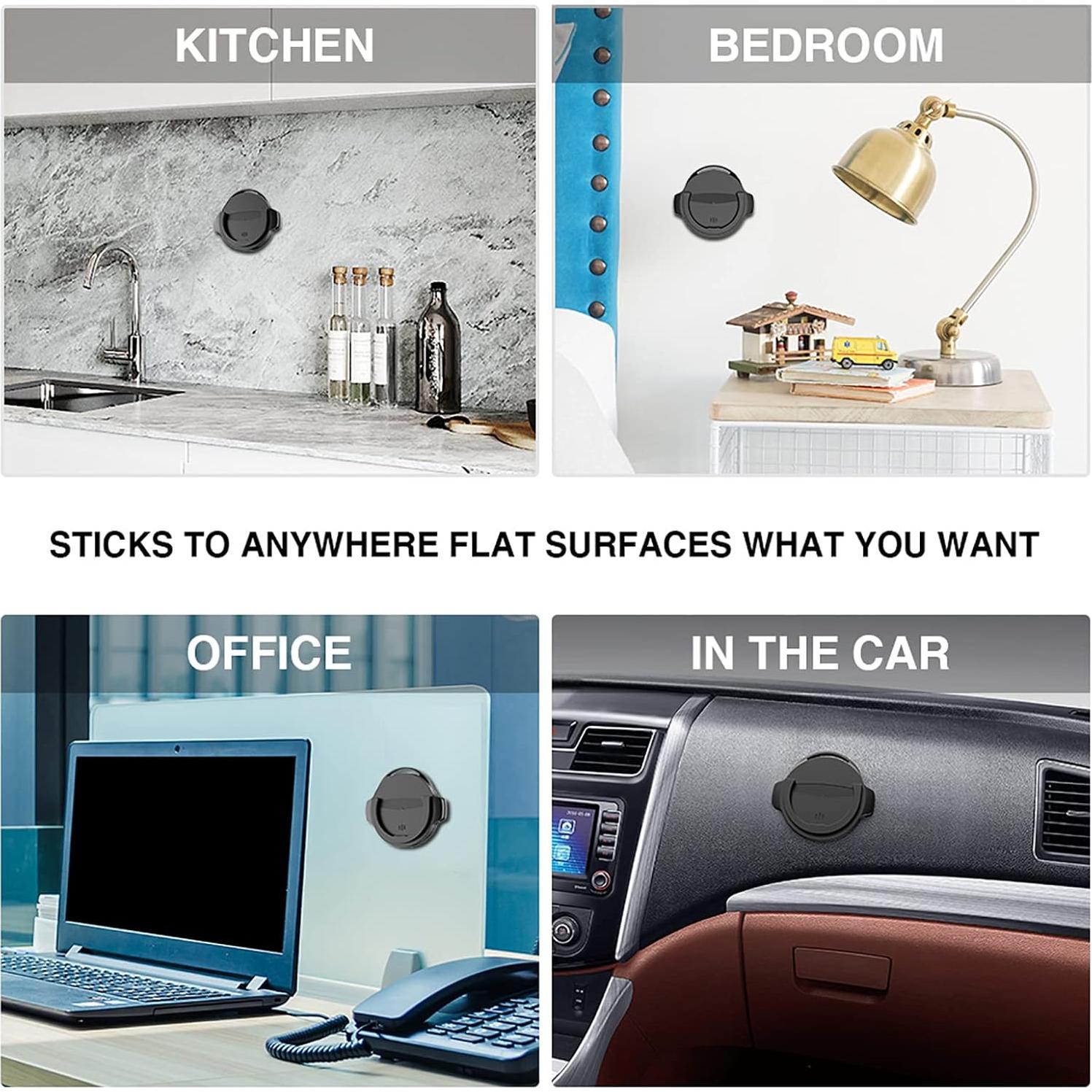 Soporte de Coche Winstar para Teléfono Rotación 360 Negro