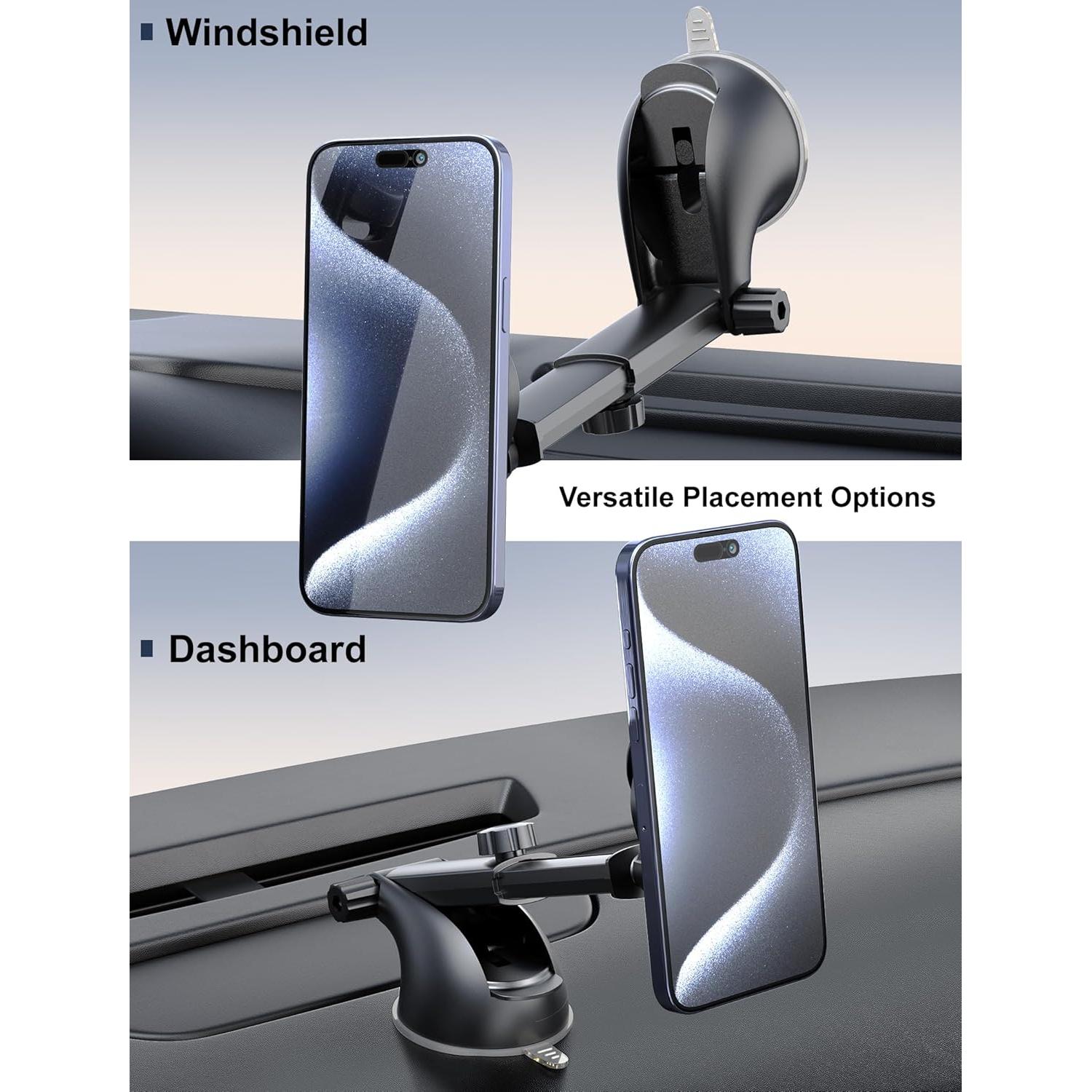 Soporte de Teléfono para Coche TOPGO con Socket Ajustable