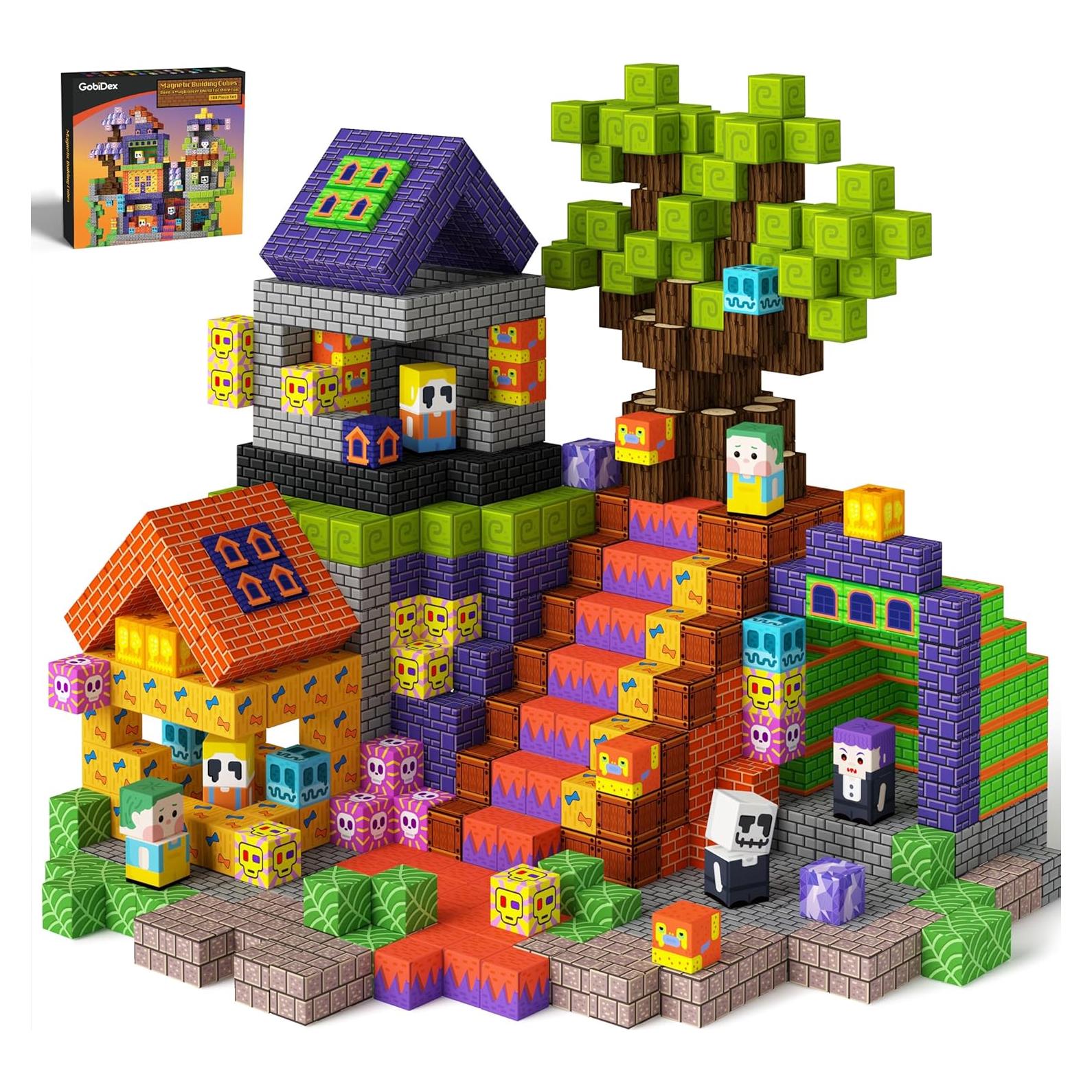 Bloques Magnéticos GobiDex 100PCS Juguetes de Construcción 3+