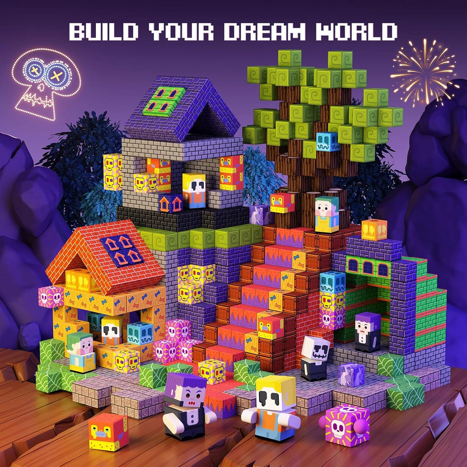 Bloques Magnéticos GobiDex 100PCS Juguetes de Construcción 3+