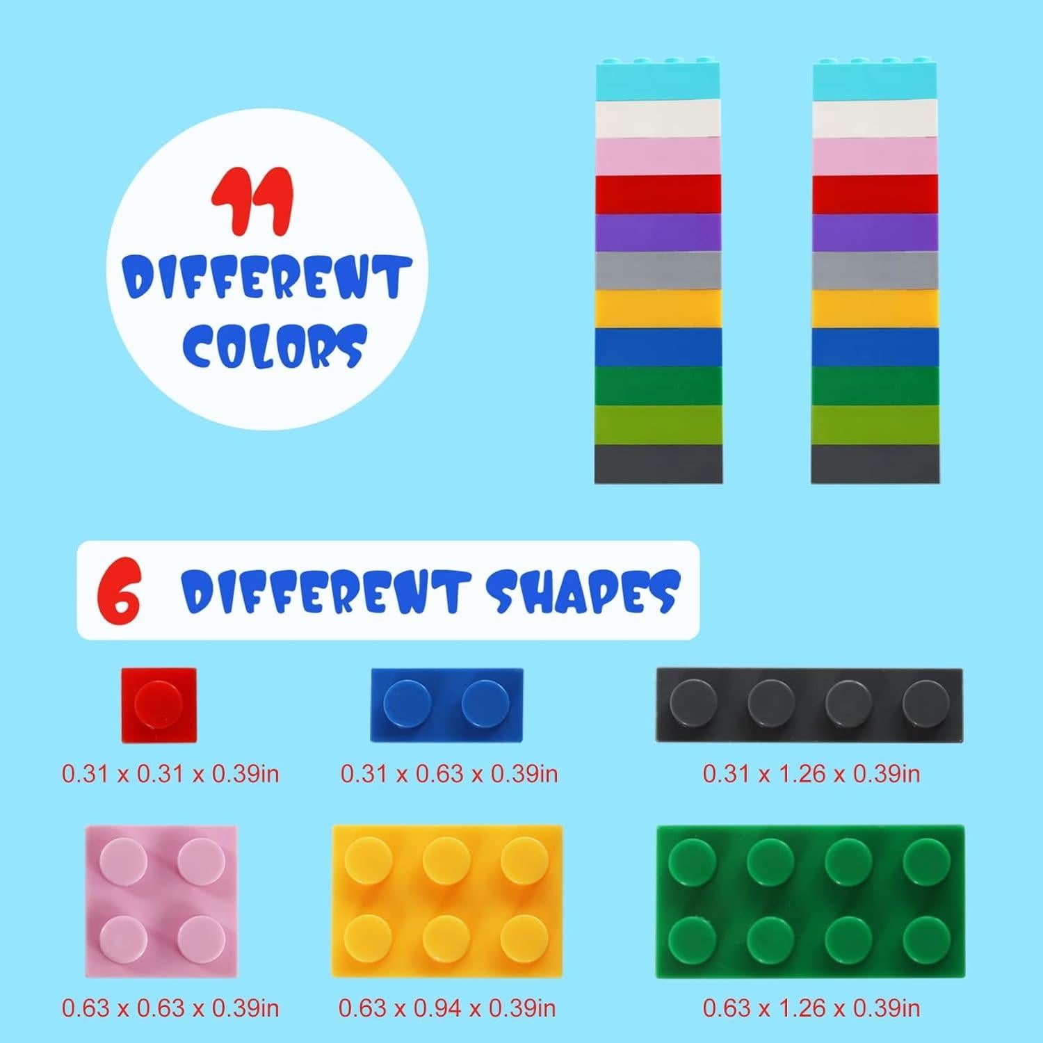 Juego de Bloques de Construcción BuluKe 1000 Piezas Clásicas