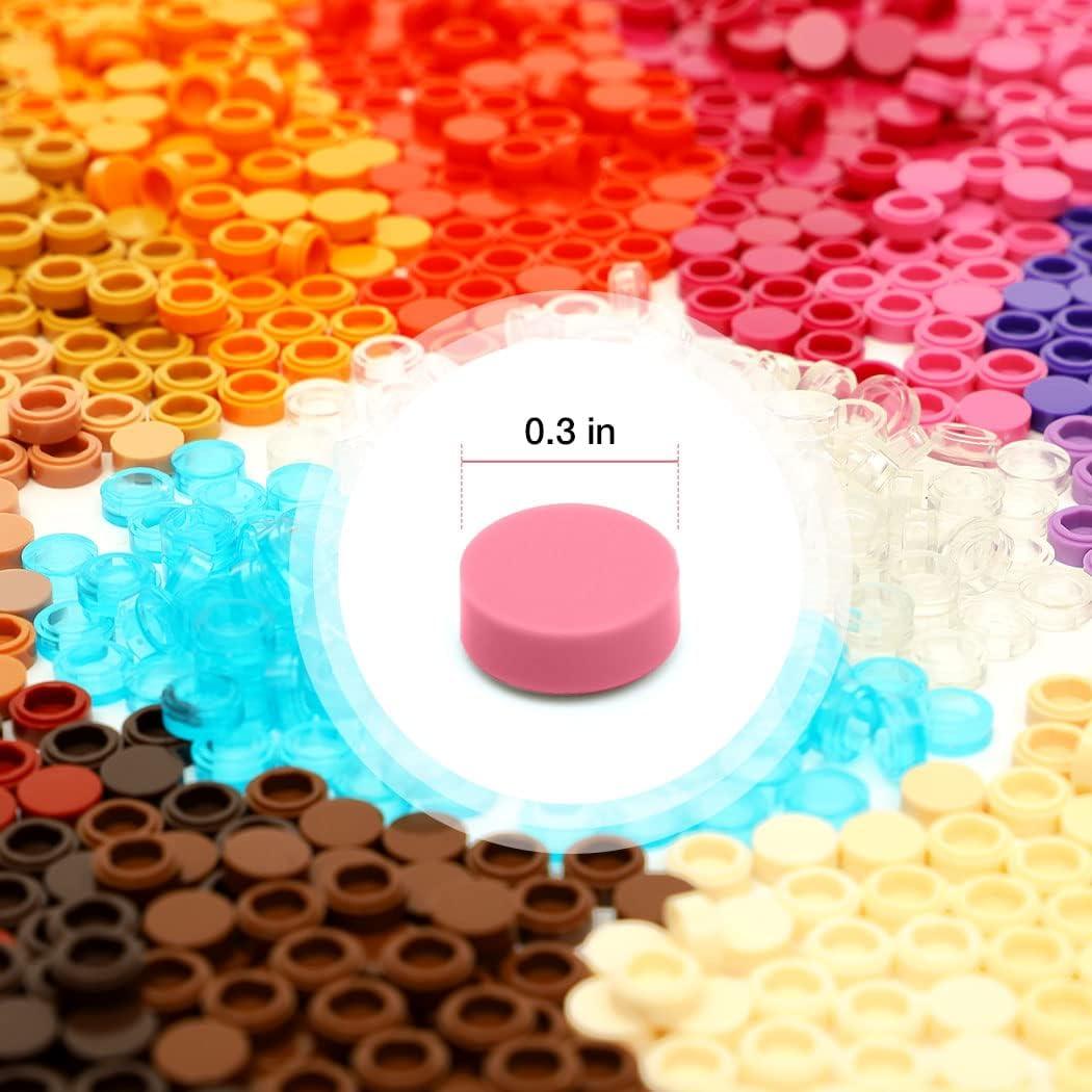 2800 Piezas Ladrillos Pixel Etarnfly 1x1 Multicolor