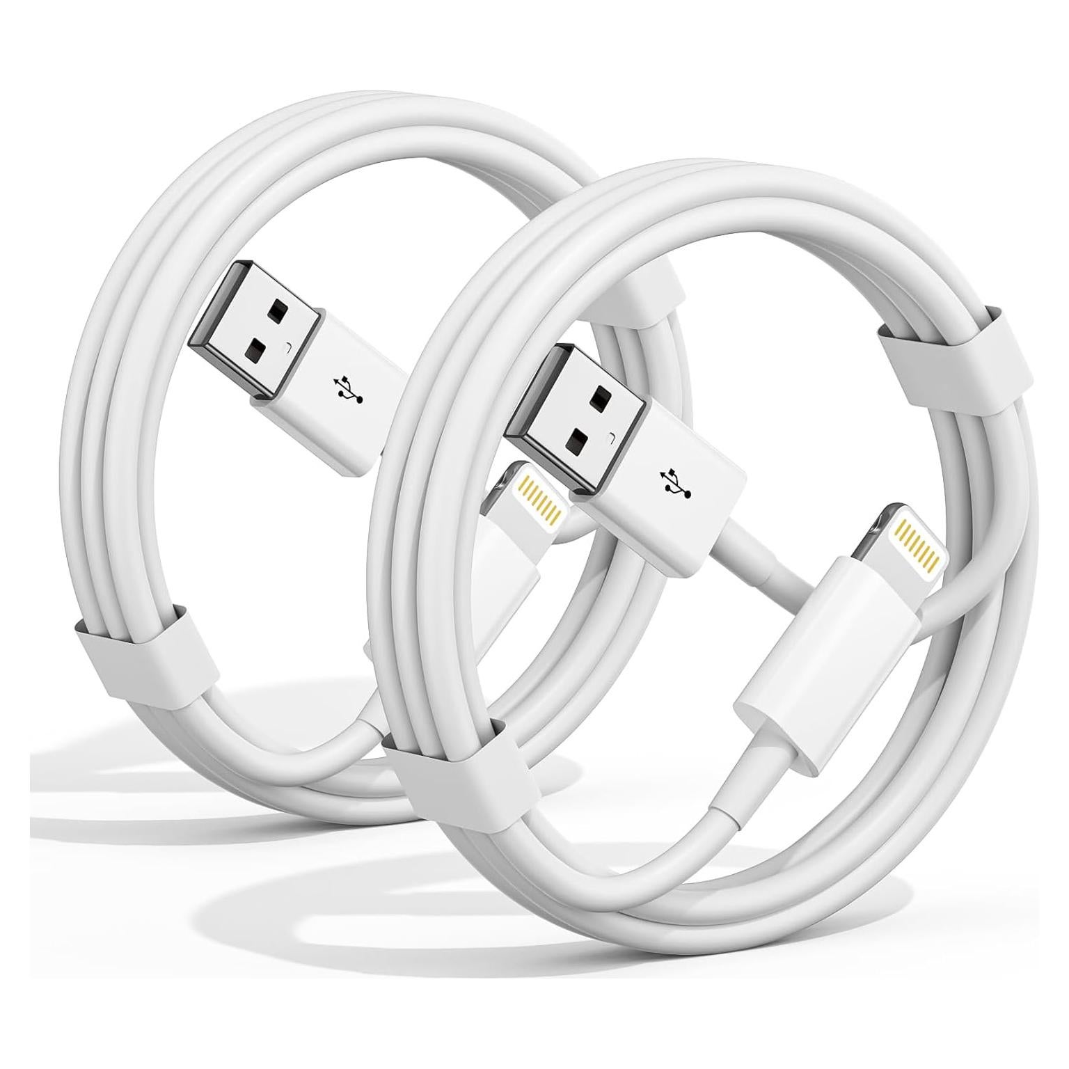 Cable de Carga Rápida para iPhone ANSEIP 3FT MFi - 2 Paquete
