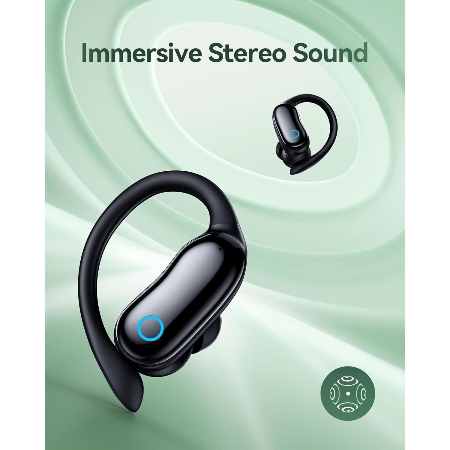 Auriculares Inalámbricos GNMN V7 Bluetooth 5.3 IPX7 96hrs