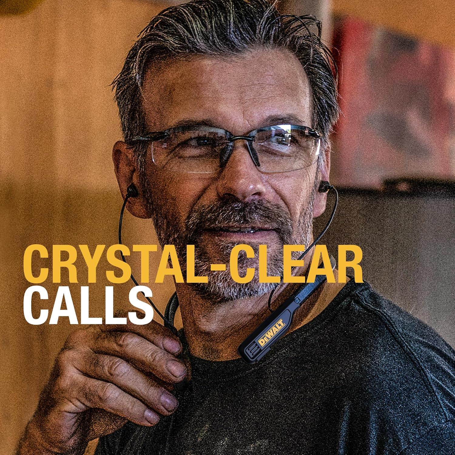 Auriculares Bluetooth DEWALT Jobsite Pro Cuello Negro 30H