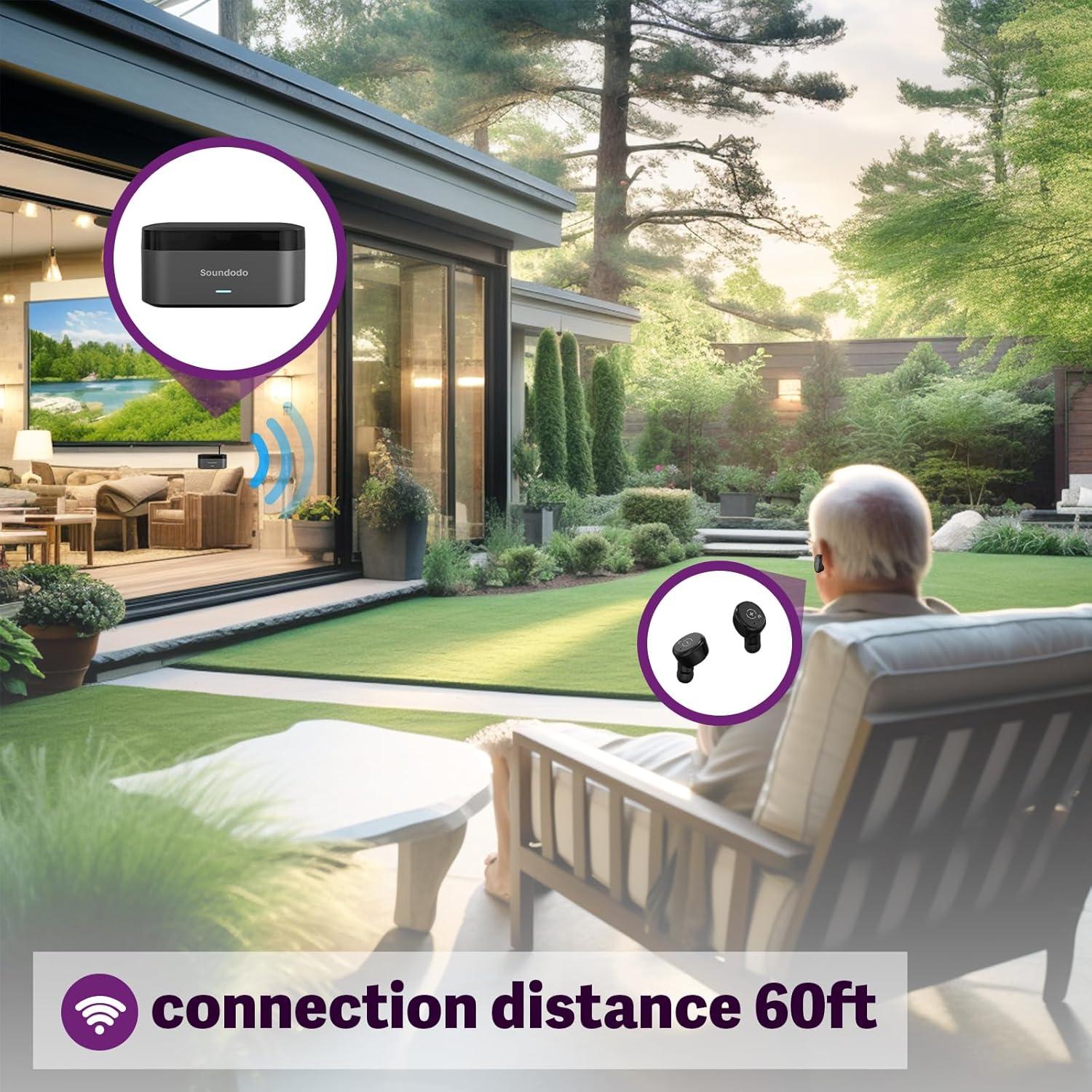 Auriculares Inalámbricos Soundodo E3Pro para Televisión TWS