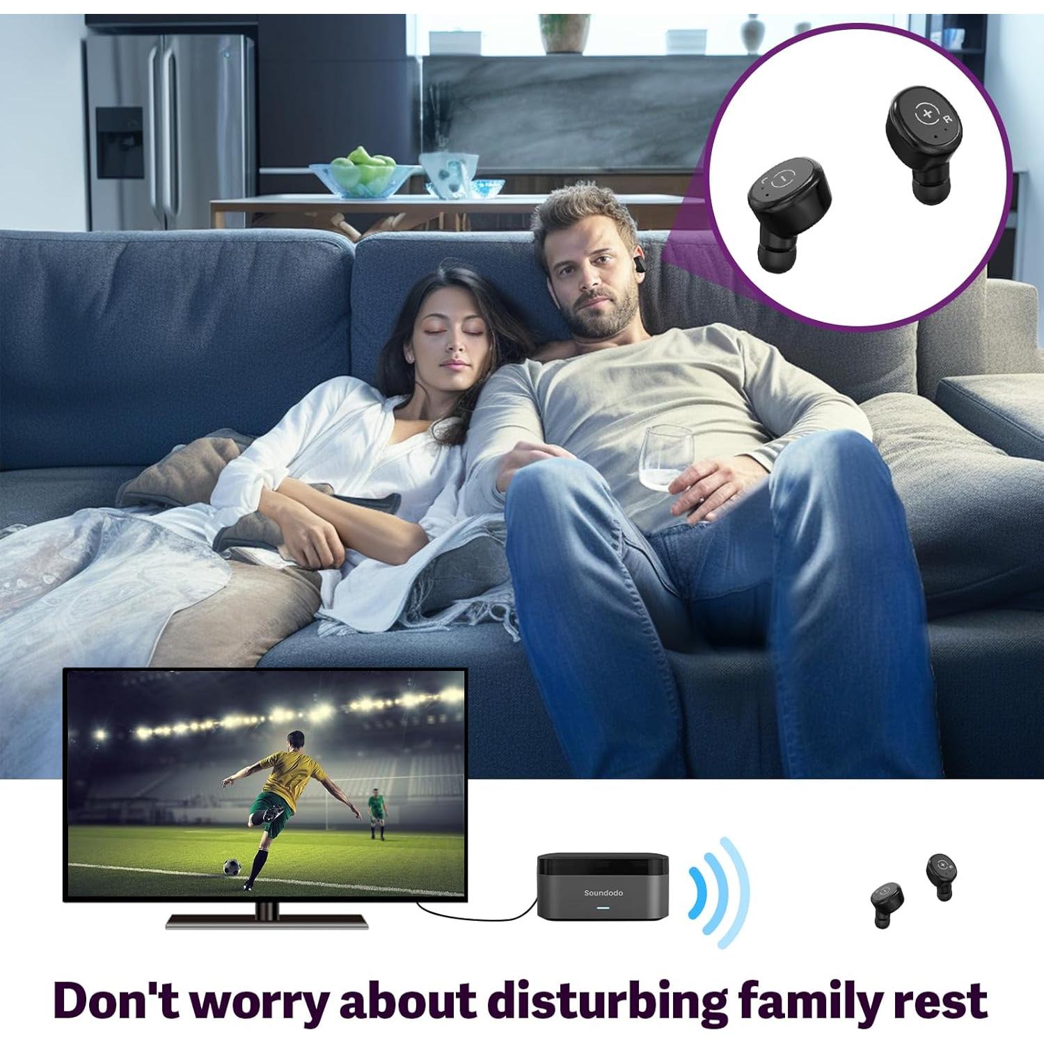 Auriculares Inalámbricos Soundodo E3Pro para Televisión TWS