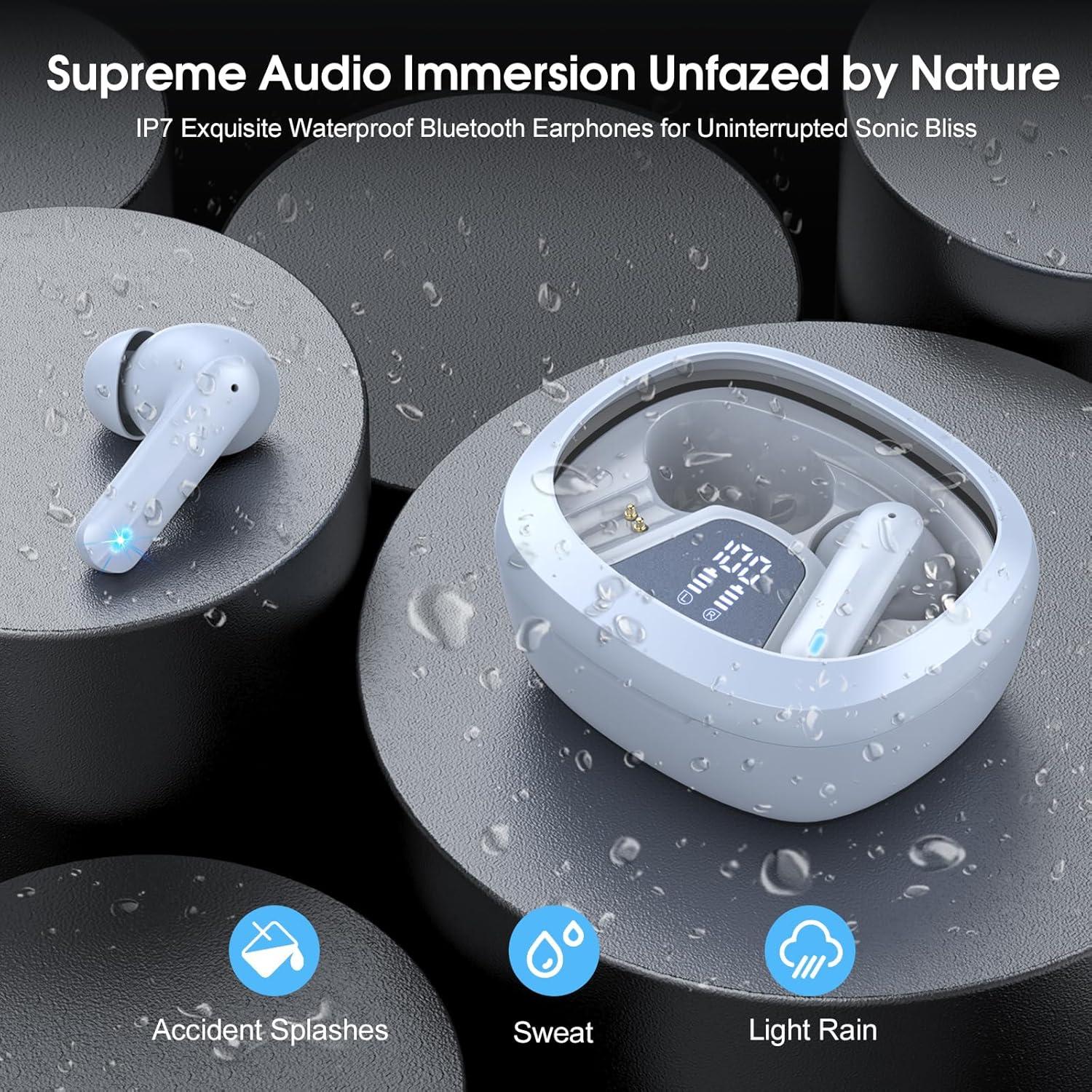 Auriculares Inalámbricos AOSRAU H69 Bluetooth 5.4 Estéreo IP7