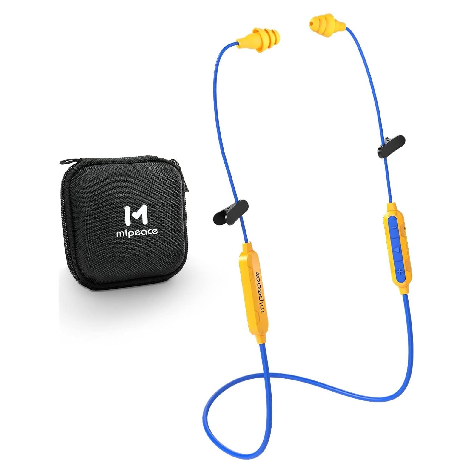 Auriculares In-Ear Bluetooth MIPEACE MI08 Amarillo 19h Batería