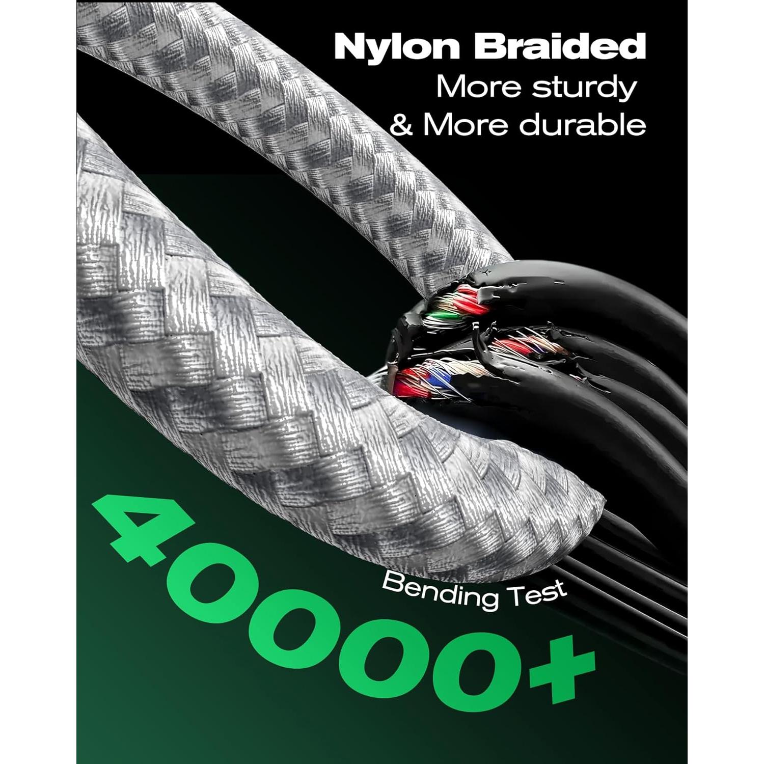 Cable USB C 5 Pack SwaggWood 60W Carga Rápida 0.91-3.05m