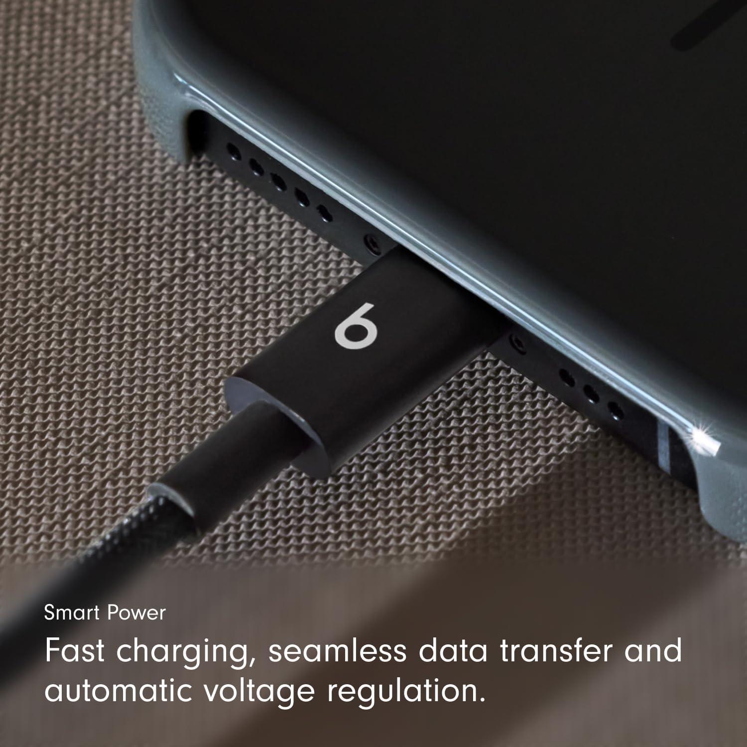 Cable USB-A a USB-C Beats 1.5 m Carga Rápida Duradero