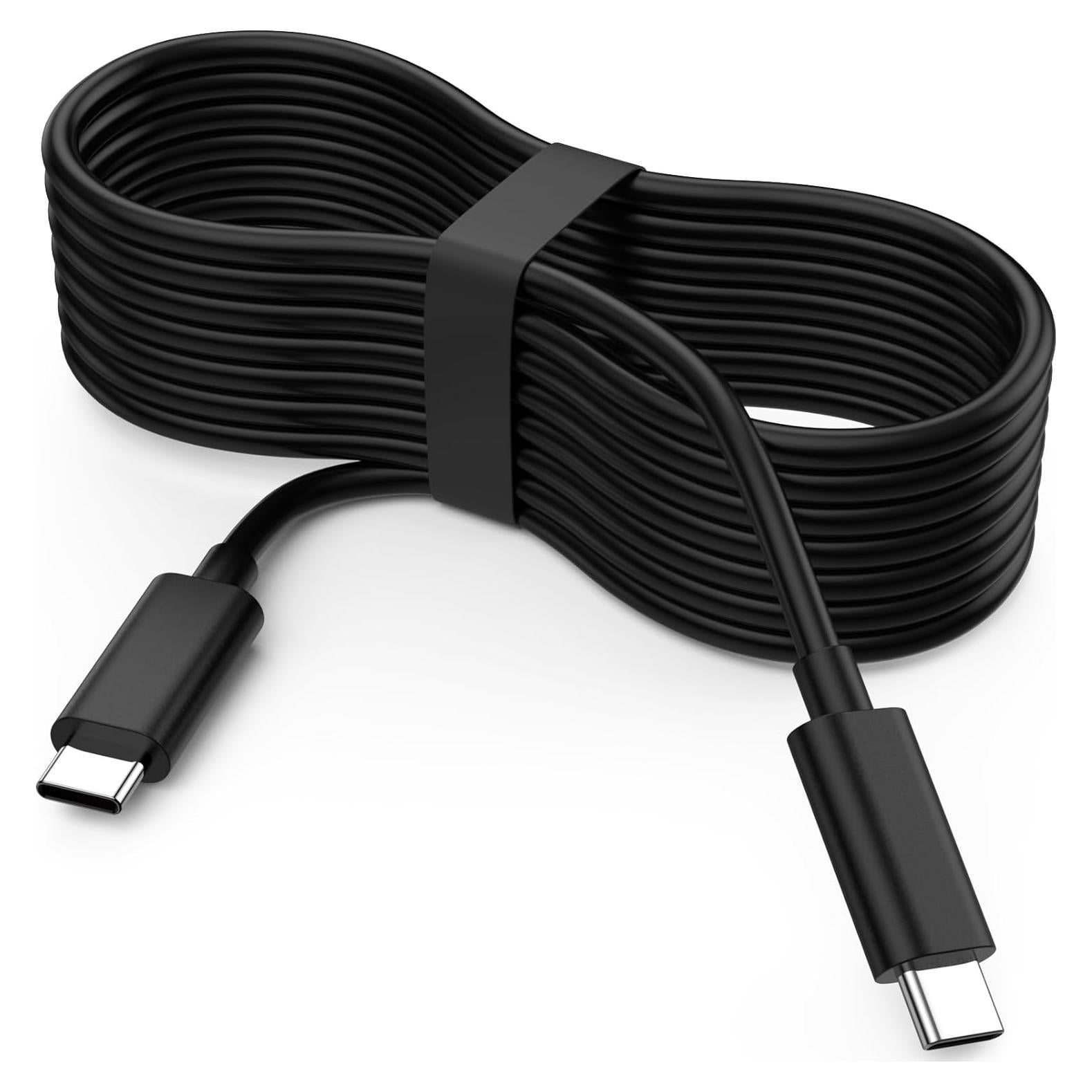 Cable de carga USB C 1.8m 65W ASKUBSKU para HP Dell MacBook