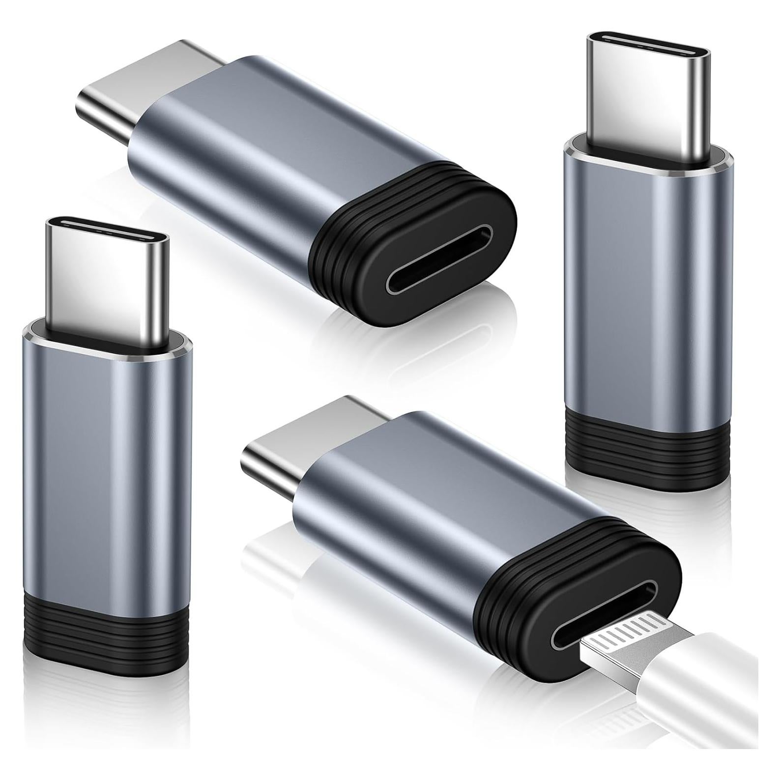 Adaptador Lightning a USB C Temdan 4 Pack para iPhone 15-17
