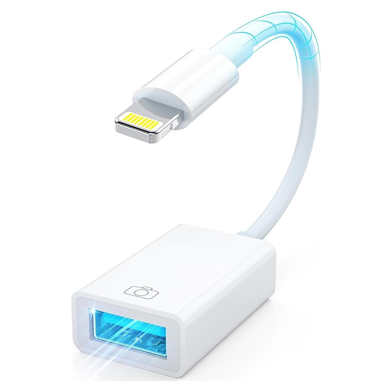 Adaptador de cámara Lightning a USB 3.0 esbeecables