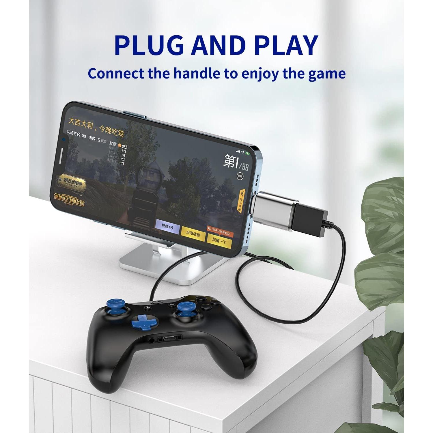 Adaptador OTG Lightning a USB Hembra Zoyuzan - 3 Paquete