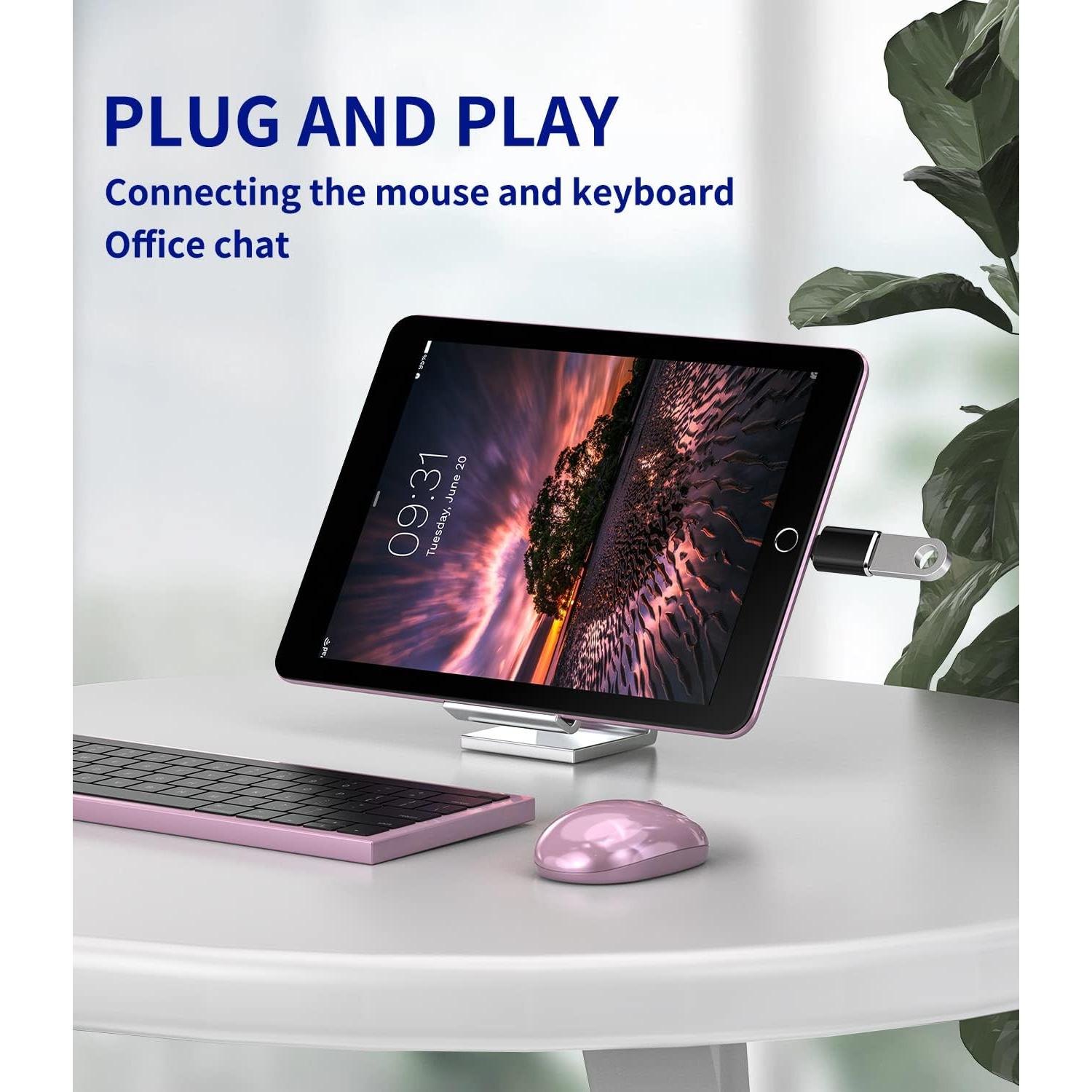 Adaptador OTG Lightning a USB Hembra Zoyuzan - 3 Paquete