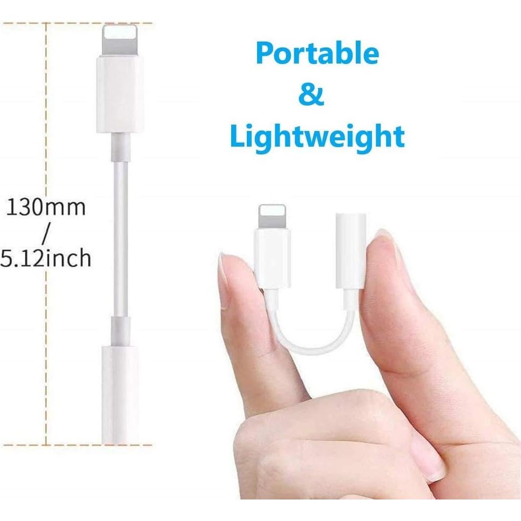 Adaptador Lightning a 3.5mm Belcompany - Paquete de 2